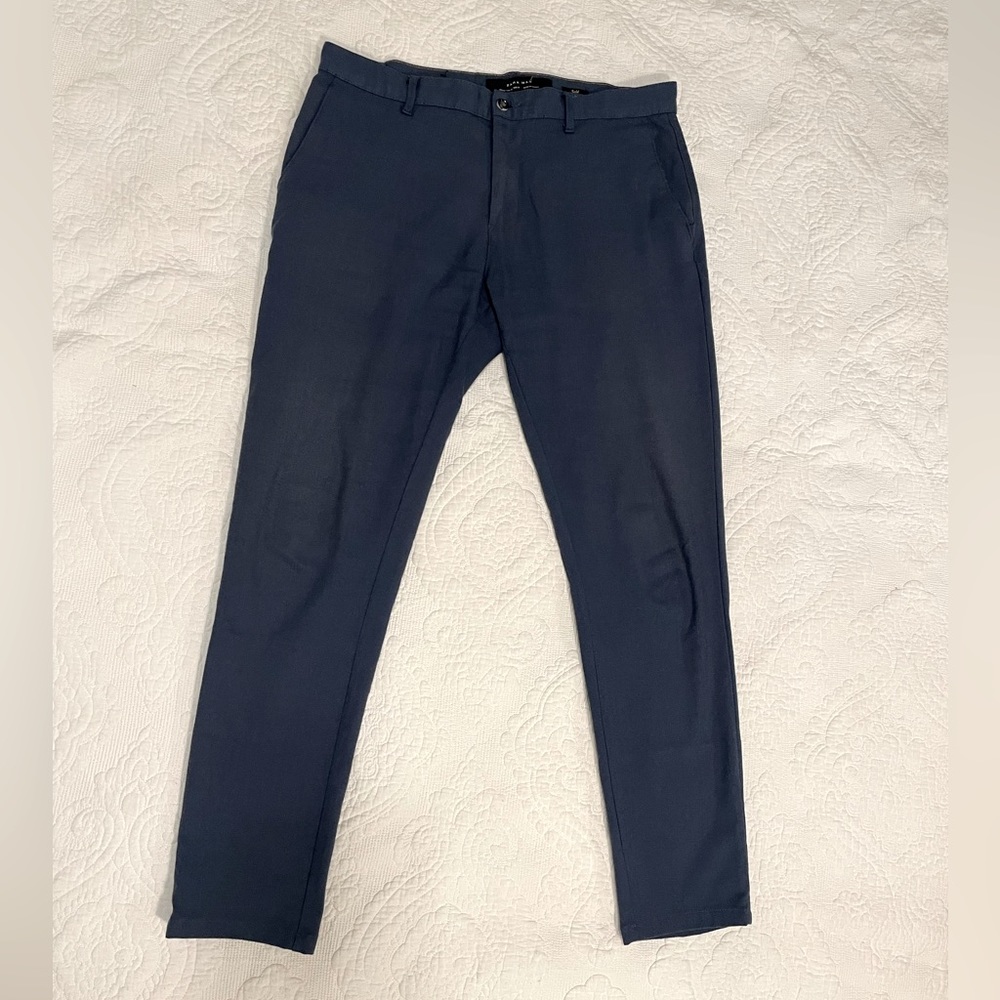 Zara Mens Navy Trousers
